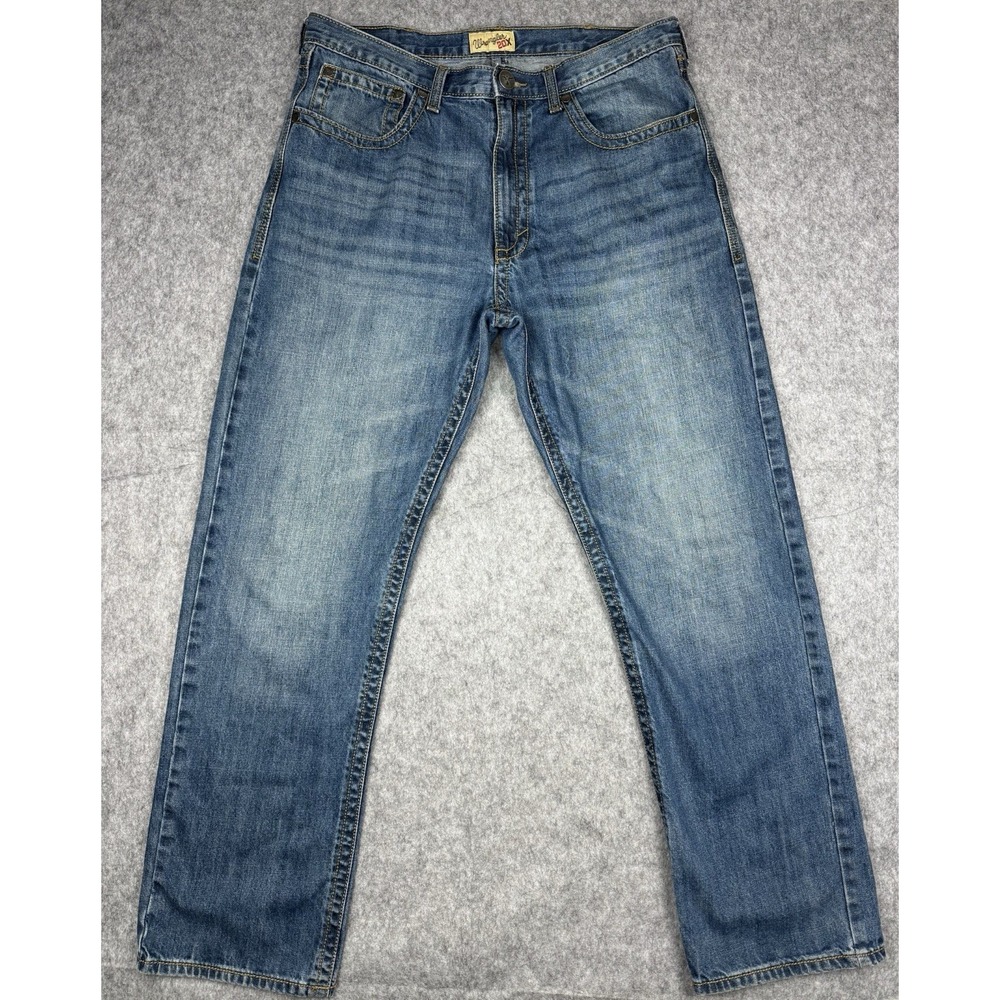 Wrangler 20X Mens Competition Western Cowboy Style 33 Blue Jeans Size 38 x 32